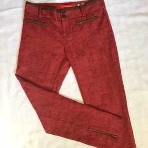 Anthropologie Cartonnier Charlie Ankle Pants Rust